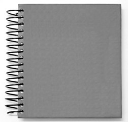 gray blank Book