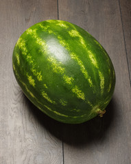 Full water melon on the floor