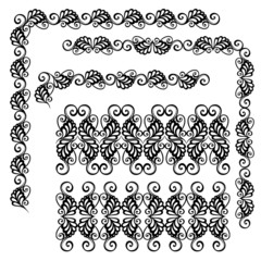Decorative Abstract Frame, Ornament (Vector).