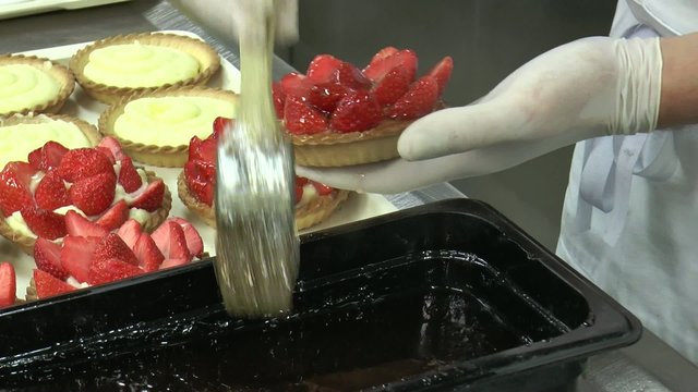 gla&ccedil;age des tartelettes