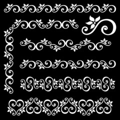 Decorative Abstract Frame, Ornament (Vector).