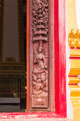 Naklejka premium Part of art,thai temple