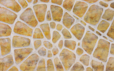 Drawing imitating stone wall closeup