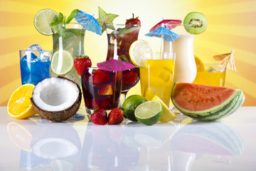 Exotic alcohol drinks
