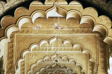 Photo sur Plexiglas Travaux détablissement Architectural of Lal Qila - Red Fort in Delhi, India, Asia
