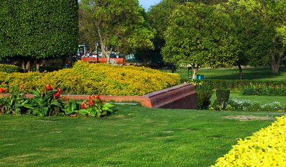 Park in New Dlehi, India, Asia