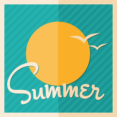 Colorful Summer Poster Design