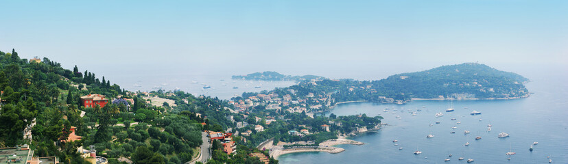 Obraz premium Provence sea panorama, european riviera, gorgeus landscape in Fr