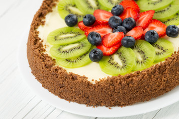 Fresh fruit pie