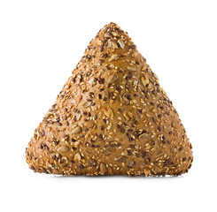 Sandwich bun isolated on white background