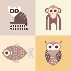 Animal vector icons