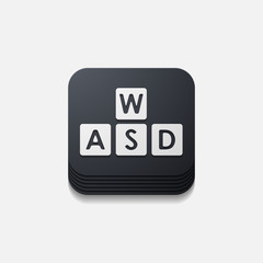 square button: keypad