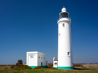 Fototapeta na wymiar Hurst Point Lighthouse Hampshire England UK