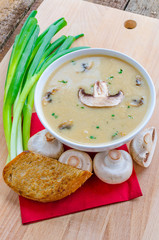 Mushrooms soup