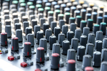 Fototapeta premium Mixing console