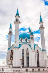 Obraz na płótnie Canvas The Kul Sharif Mosque in Kazan Kremlin, Tatarstan, Russia