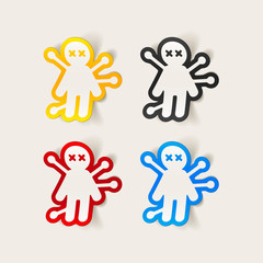 realistic design element: voodoo Doll