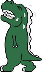 Weinender Trauriger T-Rex