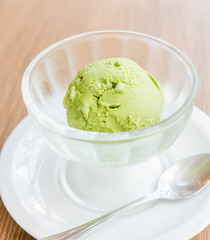 Ice cream green tea