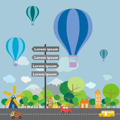 Naklejka premium Travel around the world infographic, vector format