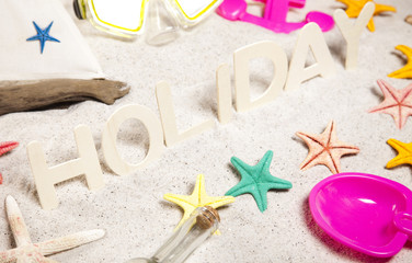 Holiday beach background