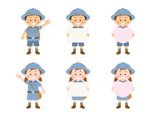 子供探検隊_イラスト