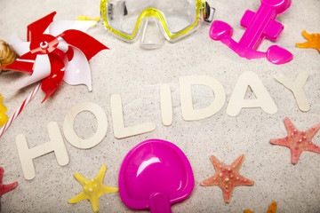 Holiday beach background
