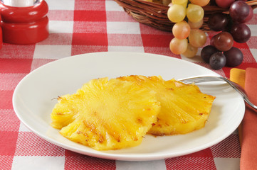 Grilled pineapple