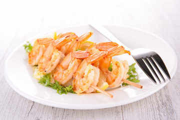 shrimp kebab