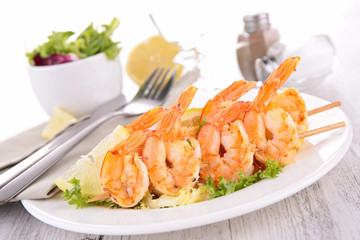 shrimp kebab