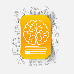 Drawing business formulas: brain