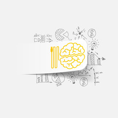 Drawing business formulas: brain