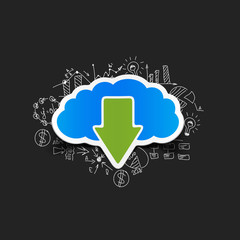 Drawing business formulas: cloud