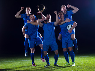soccer players celebrating victory © .shock
