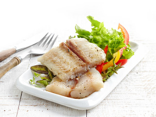 fried pangasius fish fillet pieces