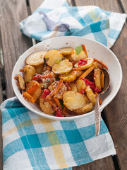 Baked potatoes