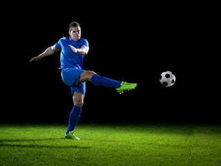 Naklejka premium soccer player