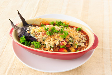 Eggplant Gratin for vegetarian