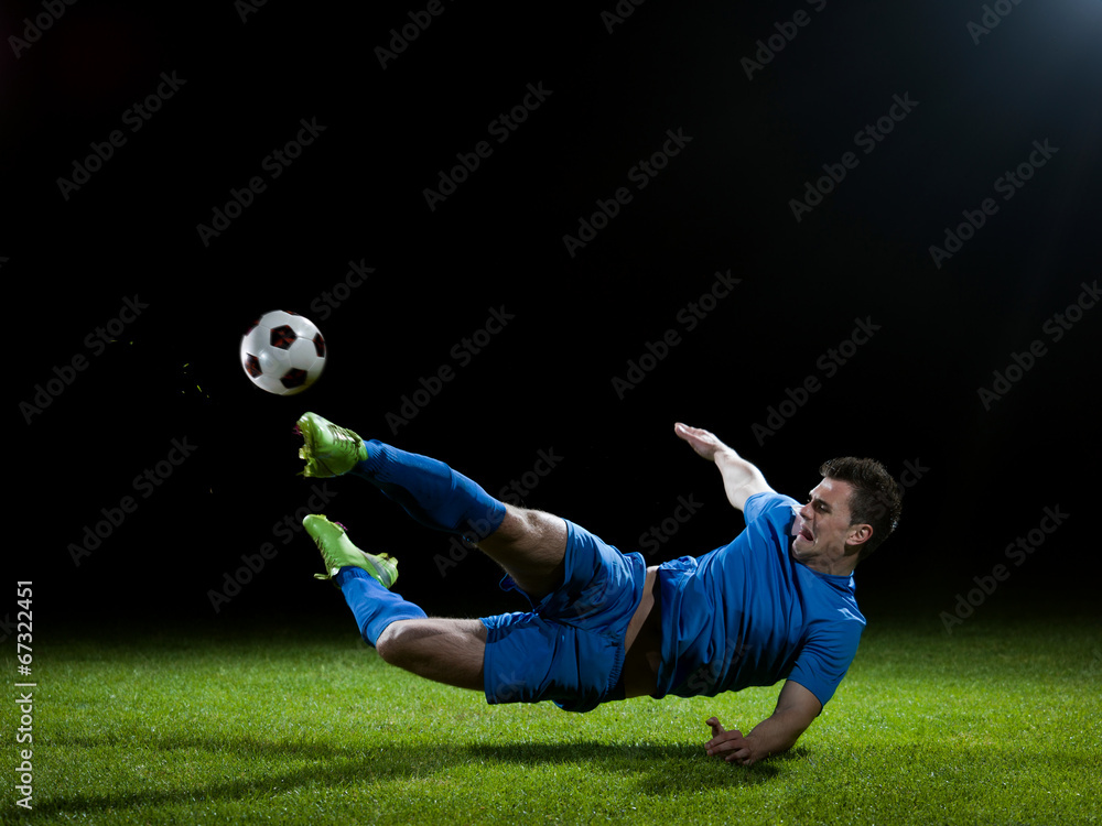 Wall mural soccer player