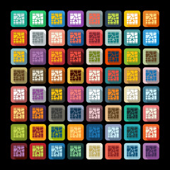 Flat design: navigator