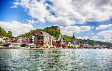 view from river at Dinant