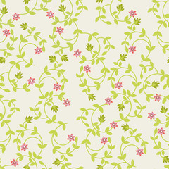 vector seamless  Floral pattern- Illustration