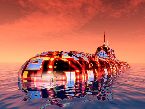 Futuristic Submarine