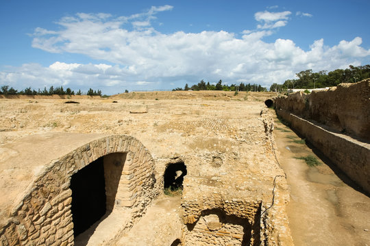 Roman aqueduct near Carthage