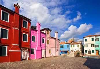 Fototapeta premium architecture of Burano island. Venice. Italy.