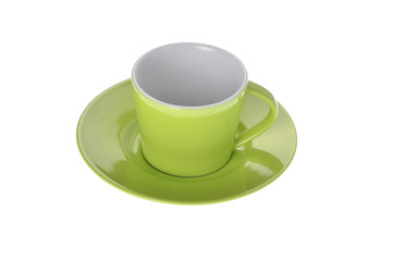 Espresso Tasse auf weiss