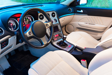 Sport car interior