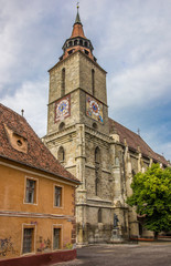 Fototapeta premium Tower of the black church in Brasov