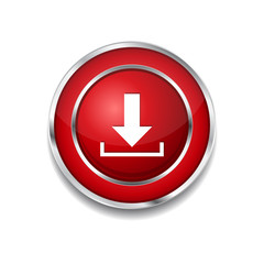 Download Circular Vector Red Web Icon Button