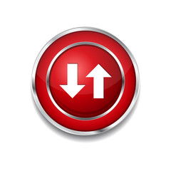 Data Circular Vector Red Web Icon Button